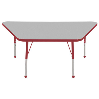 ECR4kids 30" x 60" Trapezoid Activity Table in Various Colors