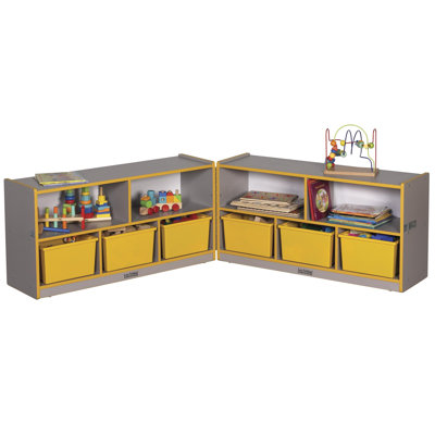 ECR4kids 24" Low Fold & Lock Cabinet, Laminate