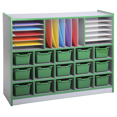ECR4kids Multi-Section Laminate Storage Unit