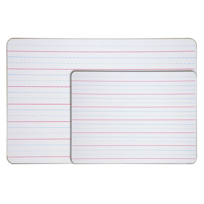 ECR4kids Dry-Erase Pupil Board - 9"x12" Ruled (10 Pack)