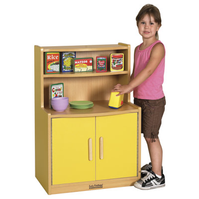 ECR4kids Colorful Essentials Play Cupboard