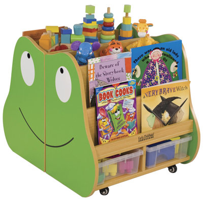 ECR4kids Frog Mobile Book Storage (2-Piece)
