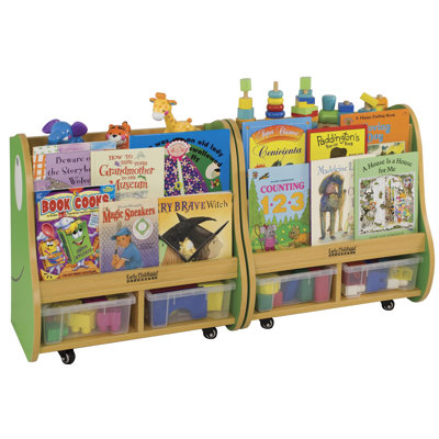 ECR4kids Frog Mobile Book Storage (2-Piece)