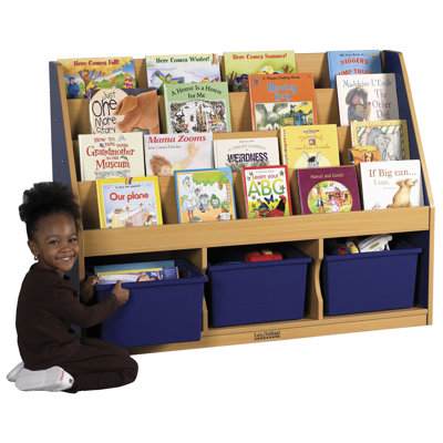 ECR4kids Large Book Stand 3-Tray