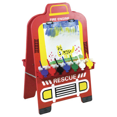 ECR4kids Fire Engine Easel