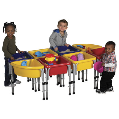 ECR4kids 8 Station Sand and Water Center with Lids