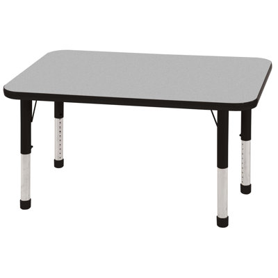 ECR4kids 24" x 48" Rectangular Adjustable Activity Table