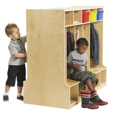ECR4kids 10 Section Double Sided Coat Locker