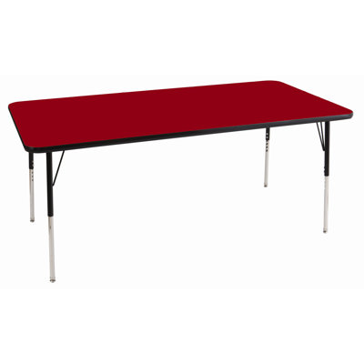 ECR4kids 36" x 72" Rectangular Adjustable Activity Table