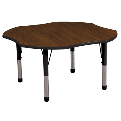 ECR4kids 48" Clover Adjustable Activity Table