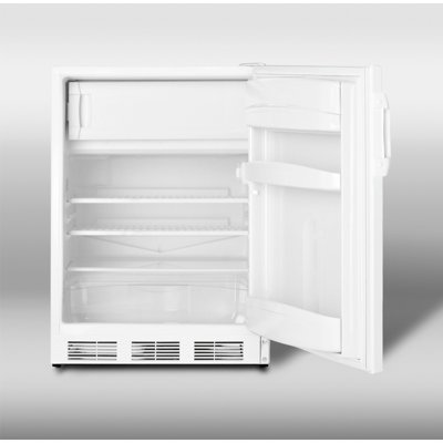 Summit Appliance 32.25" Refrigerator Freezer in White