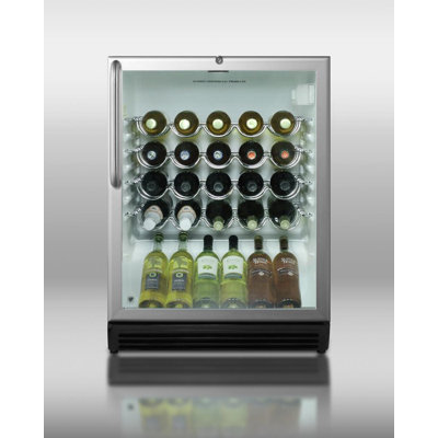 Summit Appliance Wine Cellar with Automatic Defrost in Stainless Steel