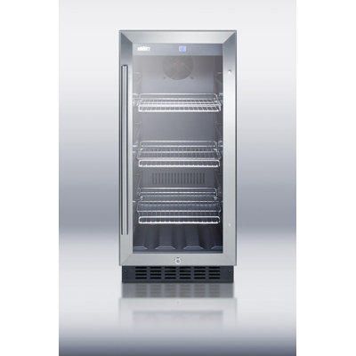 Summit Appliance 15" Wide Glass Door Beverage Cooler