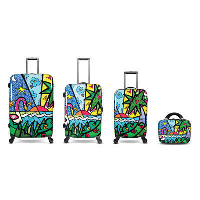 Britto Collection By Heys USA 4 Piece Spinner Luggage Set