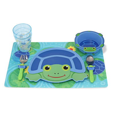 Melissa and Doug Scootin' Turtle Mealtime Set