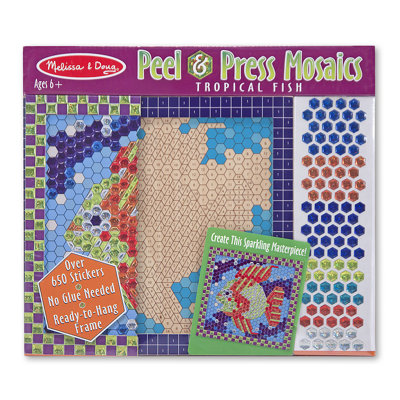 Melissa and Doug Tropical Fish Peel and Press Sticker by Number