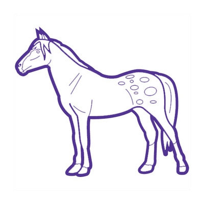 Melissa and Doug Horses Stamp Set Arts & Crafts Kit