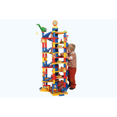 Wader Quality Toys Children's Parking Tower with 13 Floors and 2 Cars