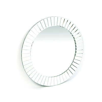 Decor Wonderland Fortune Modern Frameless Beveled Wall Mirror