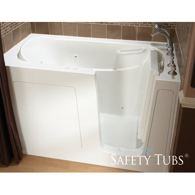 Safety Tubs GelCoat 60" x 30" Bath Tub with Air Massage