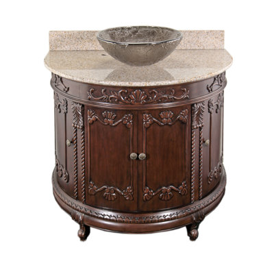 JSG Oceana Semi-Circle Bathroom Vanity Set