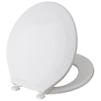 Beneke Round Solid Plastic Toilet Seat