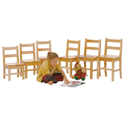 J.B. Poitras 10" Small Maple Classroom Glides Chair