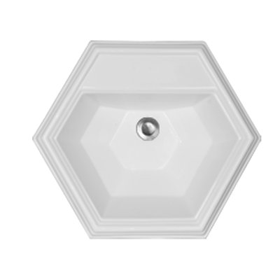 CorStone Advantage Edgefield Self Rimming Hexagon Bathroom Sink