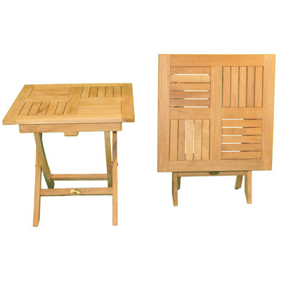 Jewels of Java Square Folding Side Table