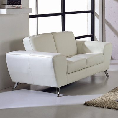 Hokku Designs Julie Leather Loveseat