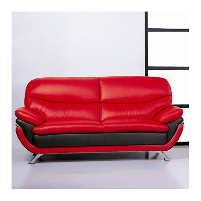 Hokku Designs Jonus Leather Sofa