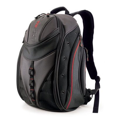 Express Backpack in Black / Red
