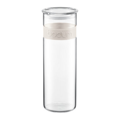 Bodum Presso Glass Storage Jar with Silicone Band