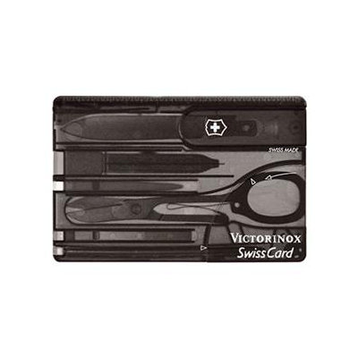 Victorinox Swiss Army SwissCard Multi-Function Pocket Tool in Translucent Onyx
