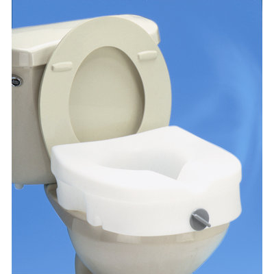 Carex E-Z Lock Raised Toilet Seat