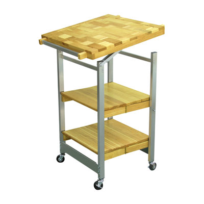 Oasis Concepts Kitchen Cart with Butcher Block Top