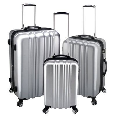 Heys USA zCase 3 Piece 4 Wheels Spinner Luggage Set