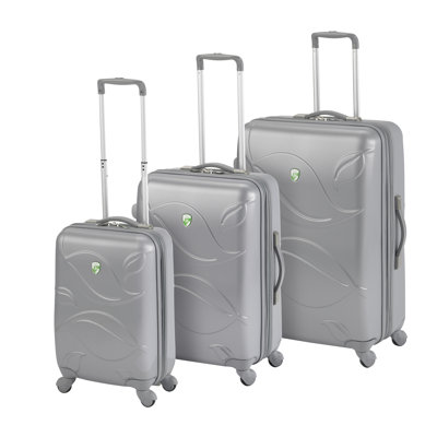 Heys USA Eco-Friendly Leaves 3 Piece Spinner Luggage Set