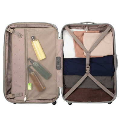 Heys USA Eco-Friendly Leaves 3 Piece Spinner Luggage Set