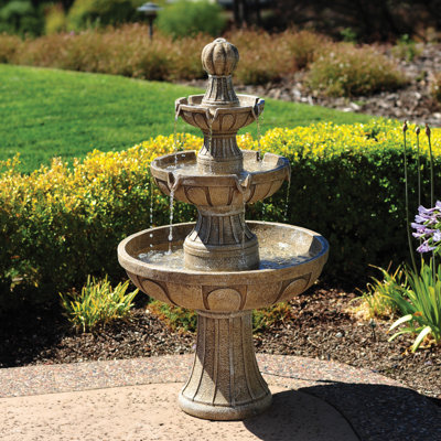 Bond Manufacturing Napa Valley Fiberglass 3 Tiered Fountain