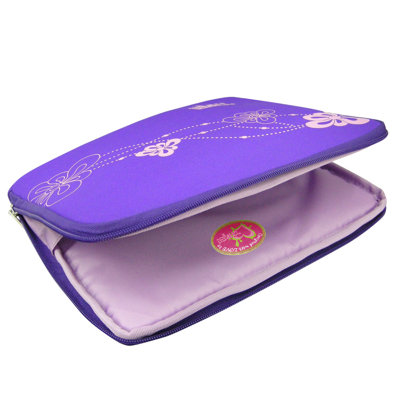 Three Flower Power Netbook and iPad Neoprene Sleeve