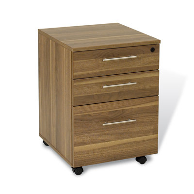 Jesper Office 3 Drawer Moblile Pedestal