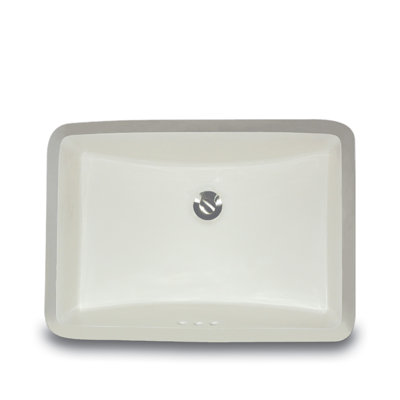 Nantucket Sinks Vitreous China Rectangular Undercounter Bathroom Sink