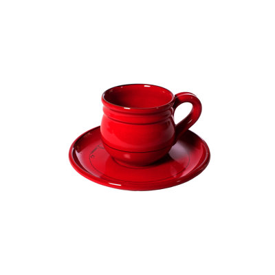 La Vita Vera Mamma Ro Demitasse and Saucer Set
