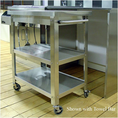 Danver Cocina Kitchen Serving Cart