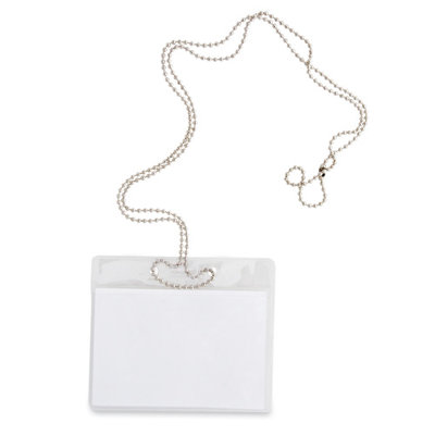 Baumgartens ID Chain, 36" Long, Nickel Plated, 25/PK, Silver