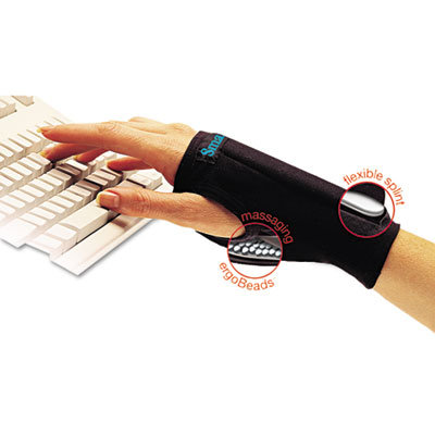 IMAK PRODUCTS SmartGlove Wrist Wrap, Medium, Black, Small