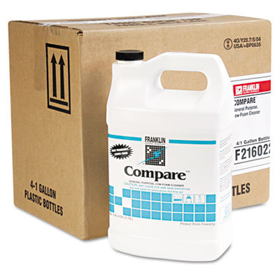 Franklin Cleaning Technology Compare Floor Cleaner, 1gal Bottle, 4/carton                                                                                 