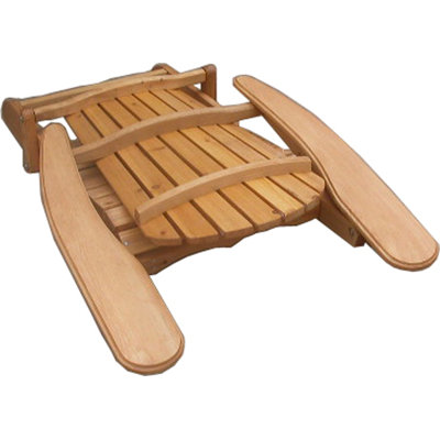 Atlantic Outdoor Stained Simple Adirondack Chair