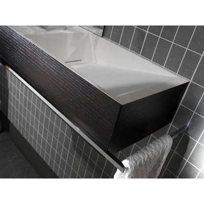 WS Bath Collections Reverse 19.7" x 9.8" Wall Mount Bathroom Sink